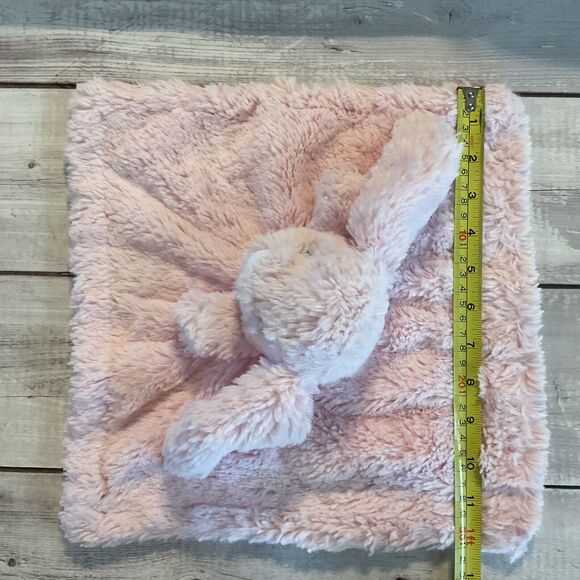 Manhattan Kids Pink Bunny Rabbit Lovey Soft Plush Baby Security Blanket - Picture 9 of 12